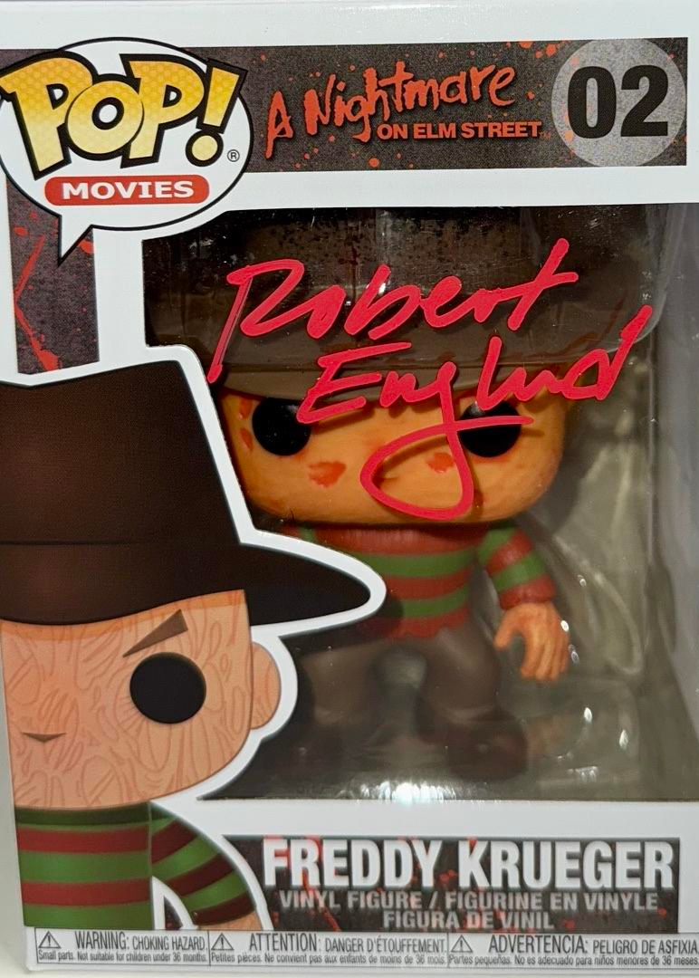Robert Englund Signed Funko Pop #02 "Freddy Krueger" (Nightmare On Elm Street) - Beckett COA #01